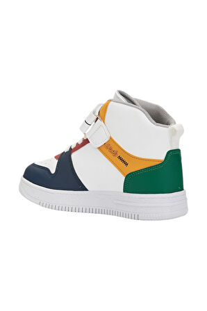 Günlük Erkek Kız Çocuk Sneaker Cırtlı Lastikli Bağcık Kaymaz Taban Bilekli Basket Spor Ayakkabı A-38