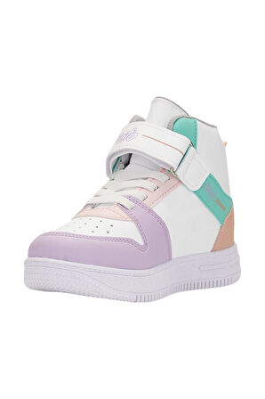 Günlük Erkek Kız Çocuk Sneaker Cırtlı Lastikli Bağcık Kaymaz Taban Bilekli Basket Spor Ayakkabı A-38
