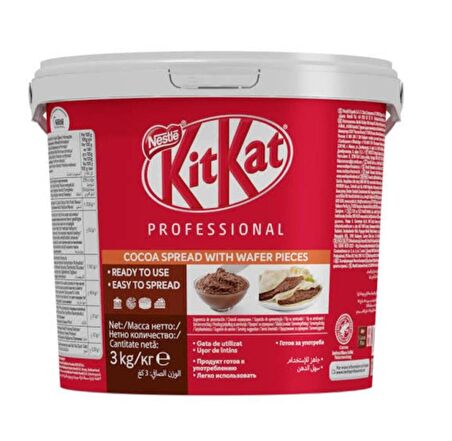 Nestle Professional Kitkat Sürülebilir Çikolata - 3 Kg