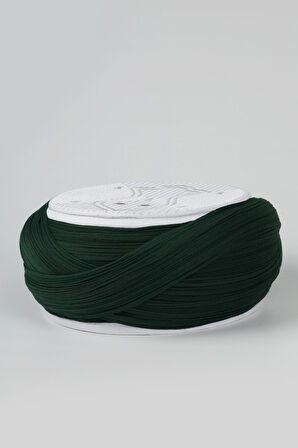 Namaz Sarığı - Yeşil Kumaş - Beyaz Takke - Çapraz Sarım - Nâli Şerif - 7 metre