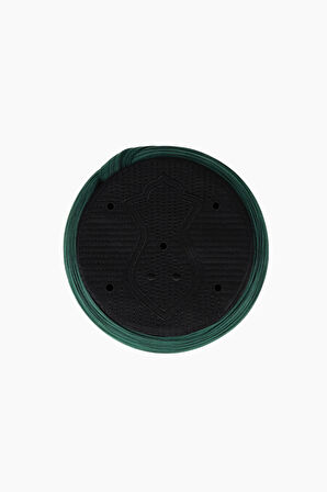 Namaz Sarığı - Yeşil Kumaş - Siyah Takke - Düz Sarım - Nâli Şerif - 5 metre