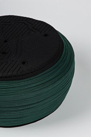 Namaz Sarığı - Yeşil Kumaş - Siyah Takke - Yuvarlak Sarım - Nâli Şerif - 5 metre