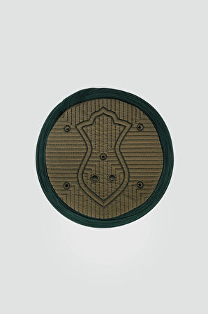 Namaz Sarığı - Yeşil Kumaş - Yeşil Takke - Yuvarlak Sarım - Nâli Şerif - 5 metre