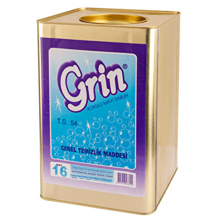 16 KG Jel Arap Sabunu | Grin Ayçiçek Yağlı Kokulu Jel Sabun | Deterjan Alternatifi Yüzey Temizleyici