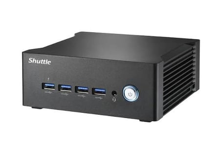 SHUTTLE NT10H5 PC  XPC nano (i5 işlemcili) 32 GB DDR5-5600 SO-DIMM / 1 TB M.2 2280 PCLE 4.0 NVME SSD FREEDOS