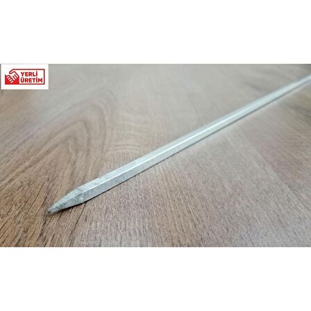 Kare Çöp Şiş Ciğer Şiş Tavuk Şiş Kuşbaşı Et Şişi 10 Adet 70 cm (5mm)