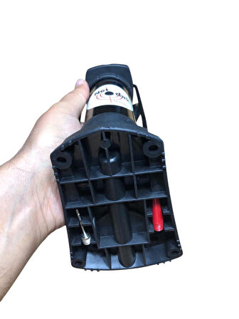 Mini Bisiklet Pompası Göstergeli Taşınabilir Ayak Pompası Motorsiklet Ve Araç Pompası