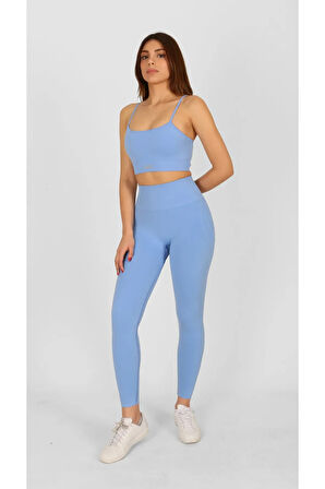 NTB Yüksek Bel Dikişsiz Kalça Toparlayıcı Spor Tayt,Fitness, Yoga, Pilates, Antrenman, Seamless