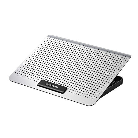Notebook Soğutucu Hız Ayarlı Fanlı IceCoorel Alüminyum  Ergonomik Stand Sessiz Güçlü Soğutma