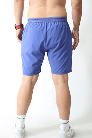 Erkek Jordan Mavi Şort, Running Spors Hızlı Kuruma Hafif Gym Koşu Spor Salonu Basketbol Şortu