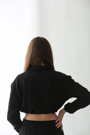 Kadın Siyah Sweatshirt