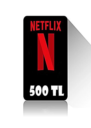 NETFLİX 500 TL Hediye Kartı