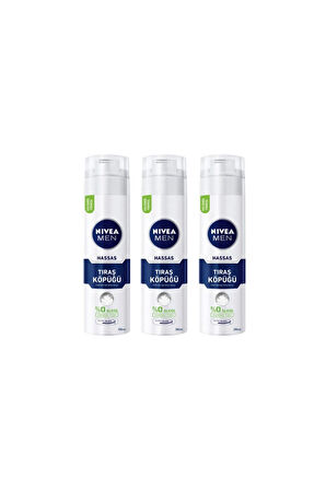 Nıvea Tıraş Köpüğü Hassas 200 ml / 3 Adet