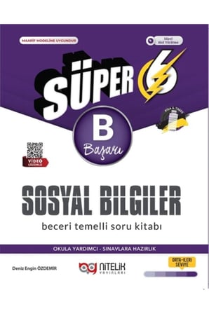 6.SINIF SOSYAL BİLGİLER (B) SORU BANKASI - 36 HAFTALIK GÖREV SOSYAL BİLGİLER DENEME
