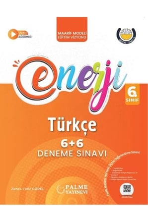 6.SINIF SÜPER TÜRKÇE (B) BECERİ TEMELLİ SORU BANKASI + PALME YAYINLARI ENERJİ TÜRKÇE 6+6 DENEME SINAVI