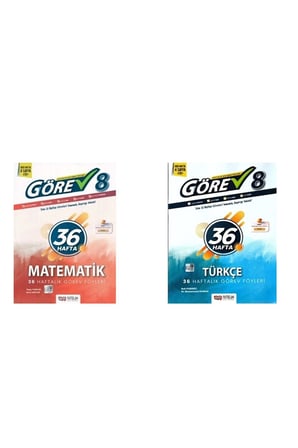 NİTELİK 8.SINIF GÖREV TÜRKÇE - MATEMATİK -36 HAFTA HAFTALIK FÖYLERİ