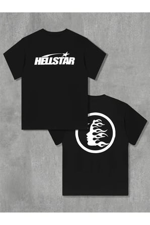 Hellstar Graphic Baskılı Unisex Oversize T-shirt