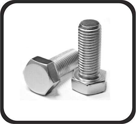 Netpen Galvanizli 8,8 Kalite M8X50 Mm Civata 30 Adet