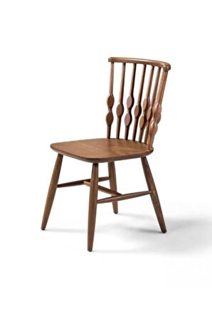 Natura Retro Ahşap Ceviz Sandalye