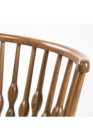 Natura Retro Ahşap Ceviz Sandalye