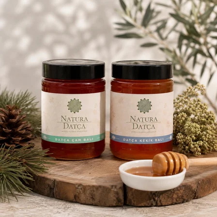 Natura Datça Çam Balı Ve Kekik Balı 2'Li Set (2 X 850 G)