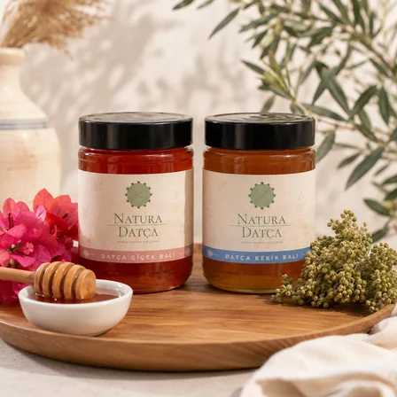 Natura Datça Çiçek Ve Kekik Balı 2'Li Set (2 X 850 G)