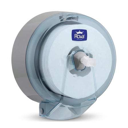 Rova Maxi Point Jumbo İçten Çekmeli WC Kağıdı Dispenseri Şeffaf