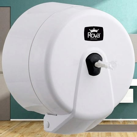 Rova Mini Point İçten Çekmeli WC Kağıdı Dispenseri Beyaz