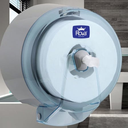 Rova Mini Point İçten Çekmeli WC Kağıdı Dispenseri Şeffaf
