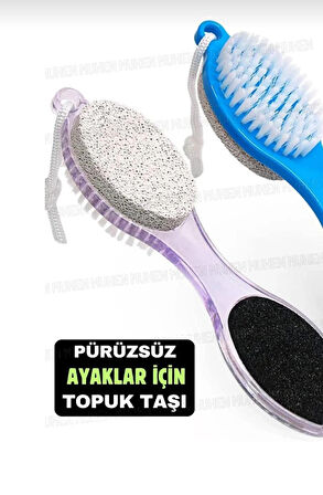 Ayak Topuk Törpüsü Rendesi Fırçası Multifonksiyonel Ayak Taşı