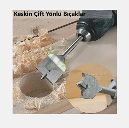 6 Parça Tahta Ahşap Oyma Ağaç Delici Yaprak Matkap Uç Seti Yaprak Panç Yaprak Punch Kelebek Panç