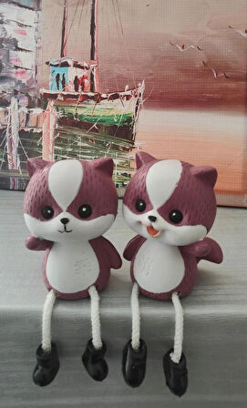 DEKORATİF OTURAN SİNCAP BİBLO GÜLKURUSU