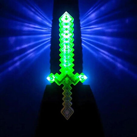 YÜKSEK KALİTE SESLİ LED IŞIKLI KILIÇ PİXEL KILIÇ IŞIKLI 62 CM