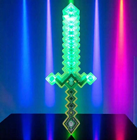 YÜKSEK KALİTE SESLİ LED IŞIKLI KILIÇ PİXEL KILIÇ IŞIKLI 62 CM