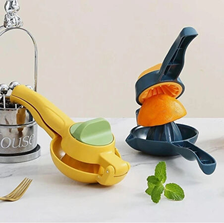 Plastik Limon Sıkacağı Yeni Nesil Ayarlı Pratik Limon Narenciye Sıkacağı
