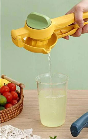 Plastik Limon Sıkacağı Yeni Nesil Ayarlı Pratik Limon Narenciye Sıkacağı