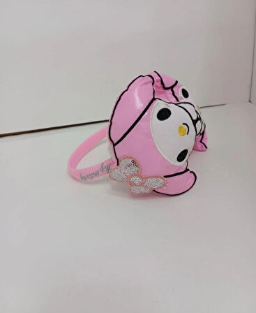 Çocuk pelüş Kış Kulaklığı kuromi figürlü PEMBE
