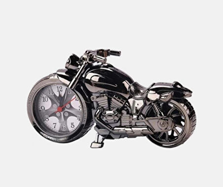 Retro Motorsiklet çalar saat retro klasik model motor saat masa saati Plastik Analog 
