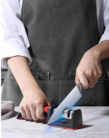 3 Kademeli Bıçak Bileme Aleti 3 Açılı Bıçak Bileme