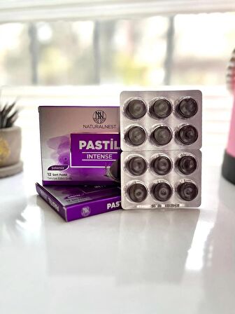 Naturalnest 12 Pastil İntense 2'Lİ SET - Karamürver/ C vitamini/ Zeytin Yaprağı/ Çinko