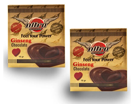 NİTROMAX ÇİKOLATA 12 ADET GOLD GİNSENG 