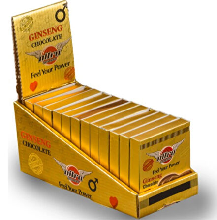 NİTROMAX ÇİKOLATA 12 ADET GOLD GİNSENG 
