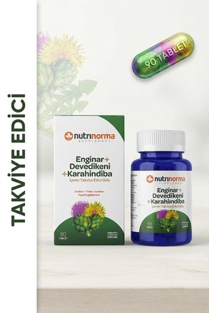 Enginar + Devedikeni + Karahindiba 90 Tablet | Premium Bitkisel İçerik | Günlük Kullanıma Uygun Takviye