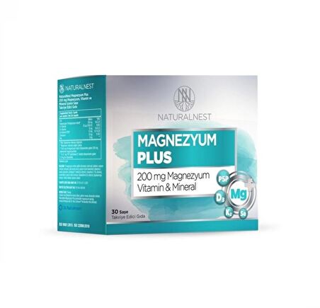 Naturalnest Magnezyum Plus 30 Saşe Takviye Edici Gıda