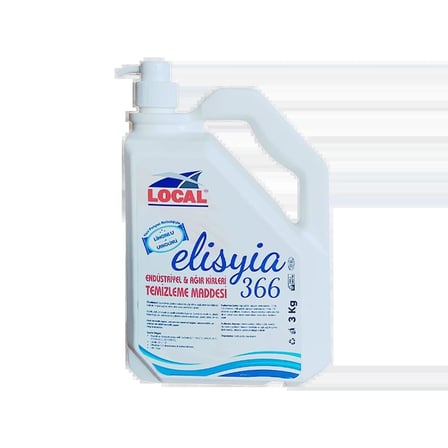 Local Elisyia E 366 Ağır Kirler için El Temizleme Kremi 3 Kg Pompalı