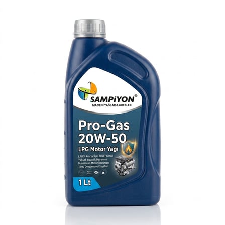 Şampiyon Pro-Gas 20W-50 LPG Motor Yağı 1 Lt