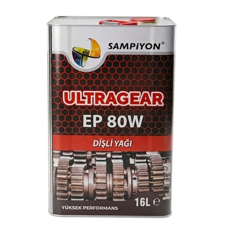 Şampiyon Ultragear EP 80W Şanzıman ve Dişli Yağı 16 Lt
