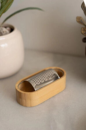 Bambu Hazneli Çelik Rende 15Cm x 7Cm