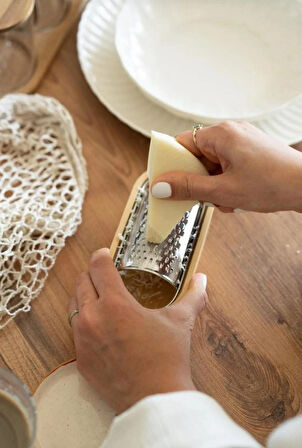 Bambu Hazneli Çelik Rende 15Cm x 7Cm