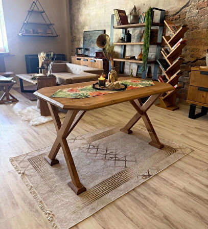 Ntconcept Arden Doğal Ahşap Yemek Masası